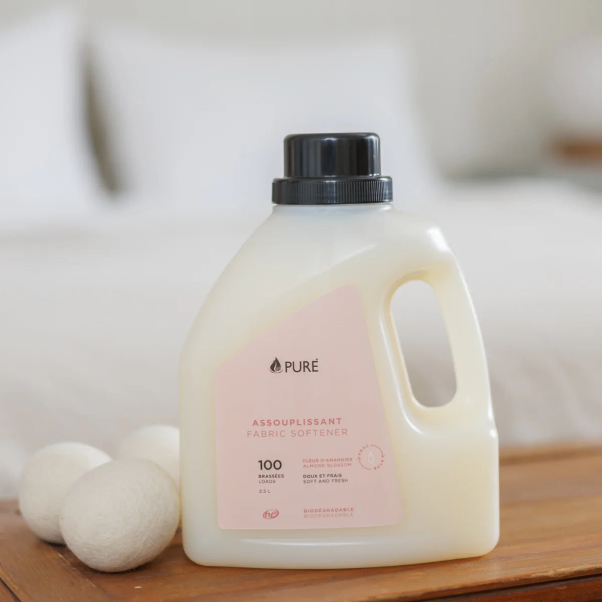 Assouplissant à Tissu Écologique pour Peau Sensible - PURE