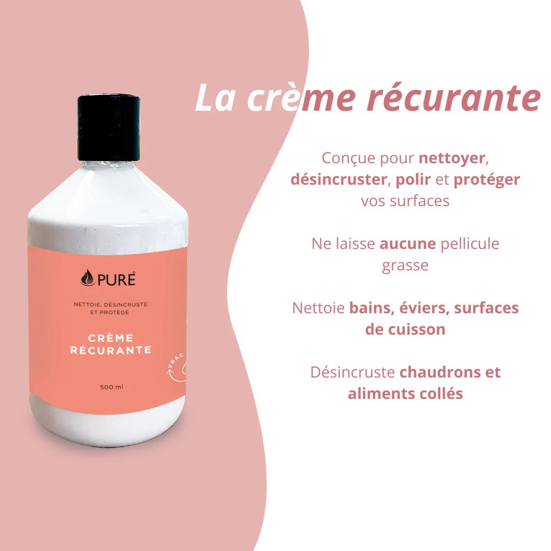 Crème Récurante Écologique PURE (Nettoie & Polit) - VertLaVie