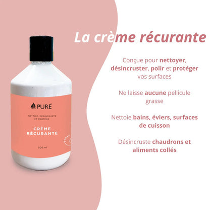 Crème Récurante Écologique PURE (Nettoie & Polit) - VertLaVie