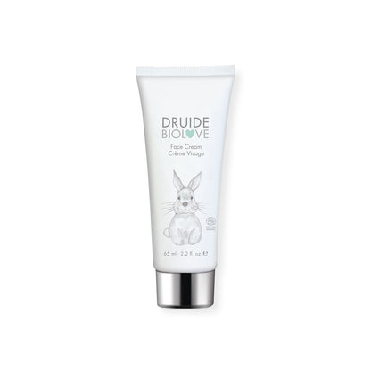 Crème visage hydratante et biologique pour bébé de la gamme BioLove de Druide.