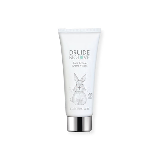 Crème visage hydratante et biologique pour bébé de la gamme BioLove de Druide.
