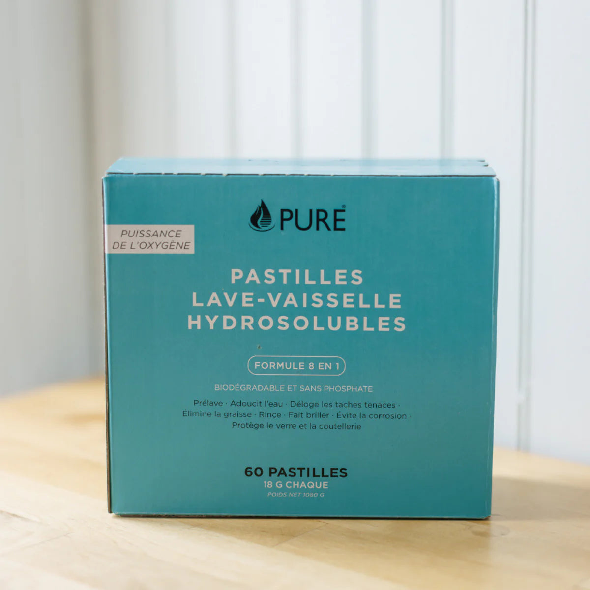 Pastilles pour Lave-Vaisselle Hydrosolubles - PURE (8-en-1)