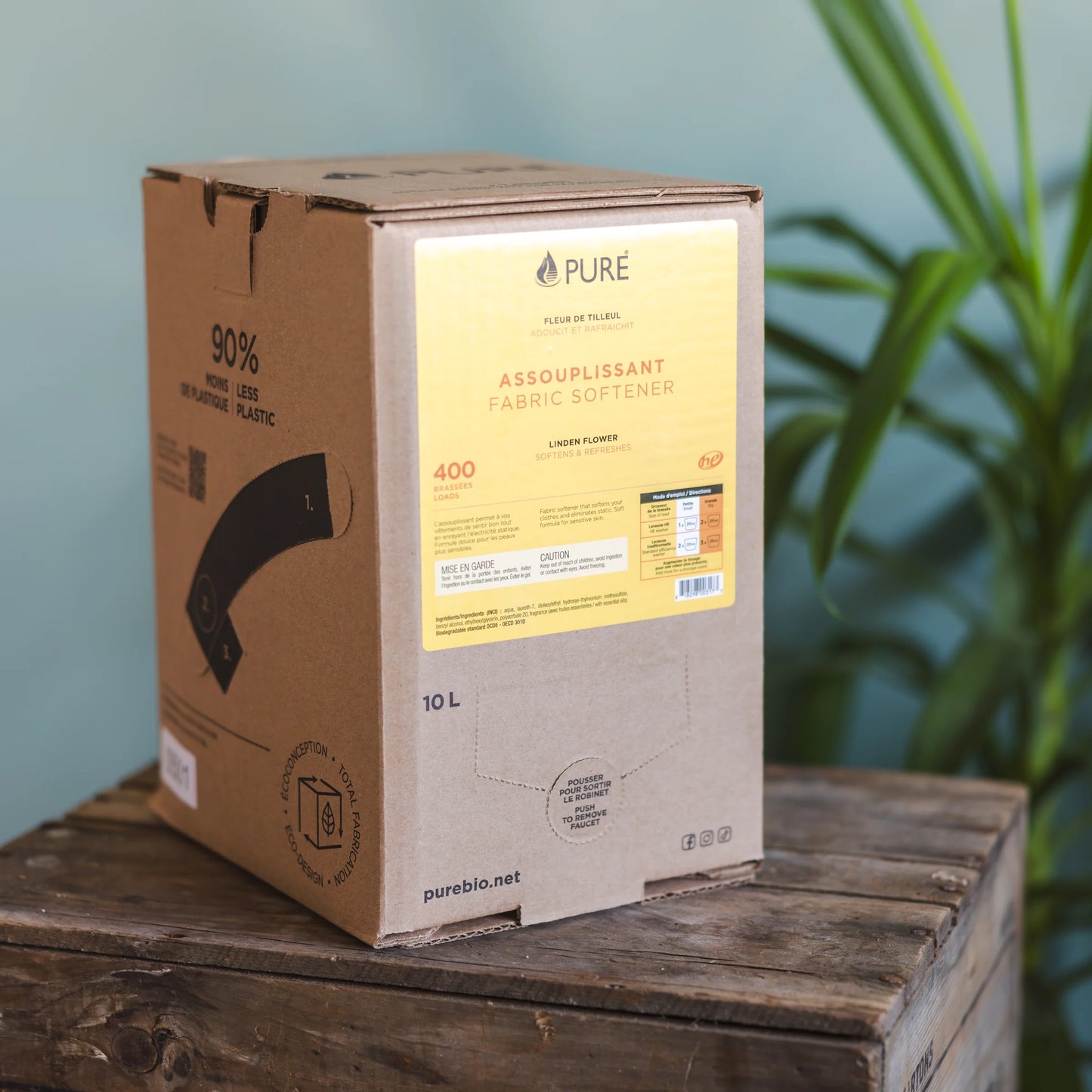 Assouplissant à Tissu Écologique pour Peau Sensible - PURE