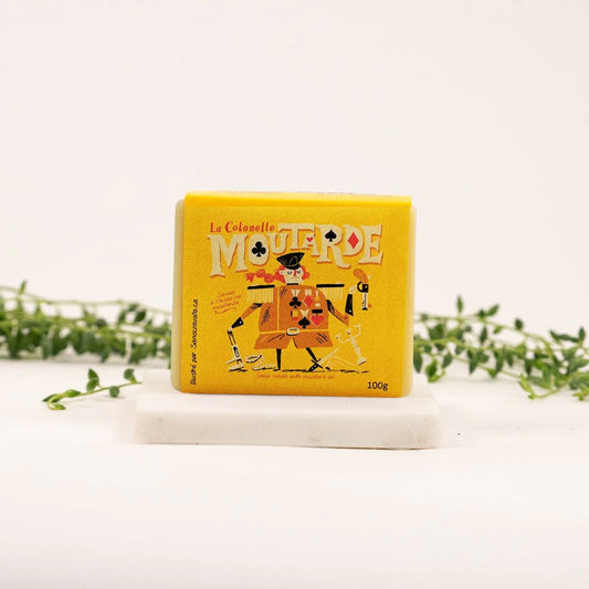 Savon Artisanal "La Colonelle Moutarde" - Huile de Moutarde Bio